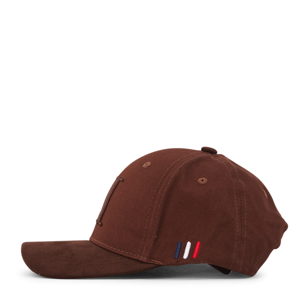 Les Deux Baseball Cap Suede Ii Coffee