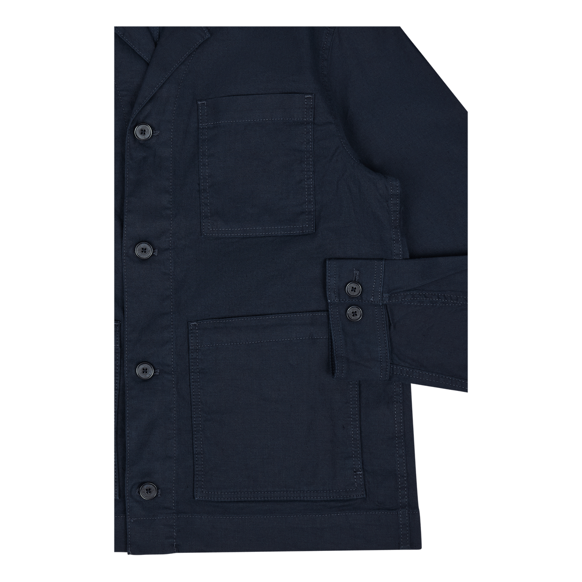 Errol Linen Workwear Overshirt 6855 Jl
