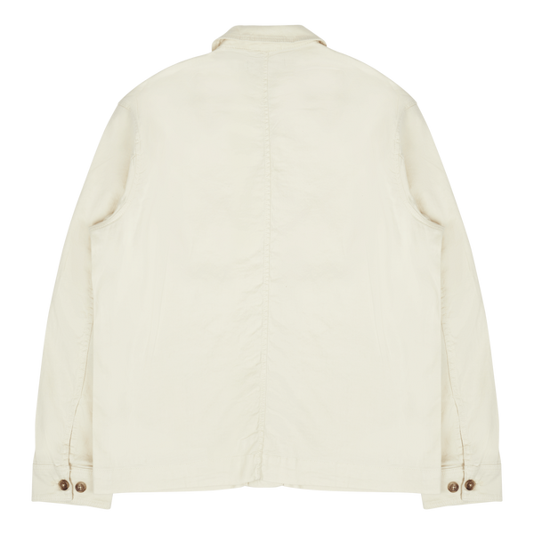 J.Lindeberg Errol Linen Workwear Overshirt Turtledove