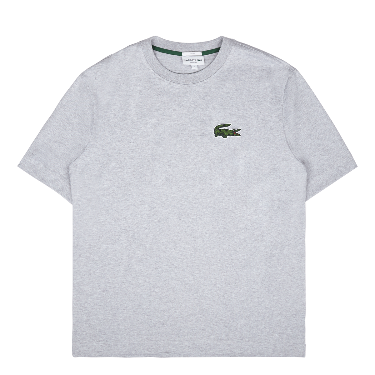 Organic Cotton Logo Tee Silver Chine