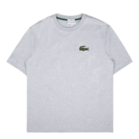 Organic Cotton Logo Tee Silver Chine