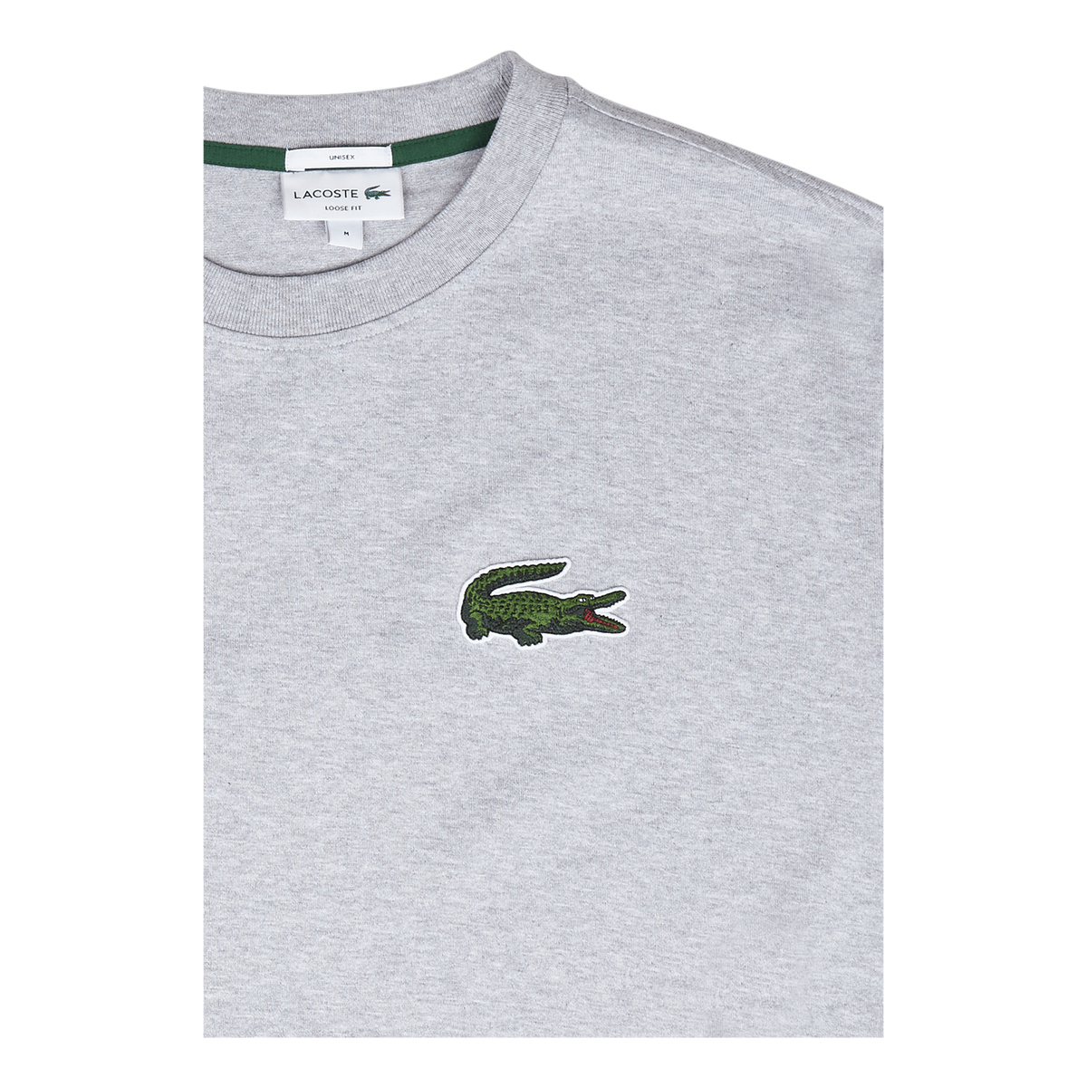 Organic Cotton Logo Tee Silver Chine