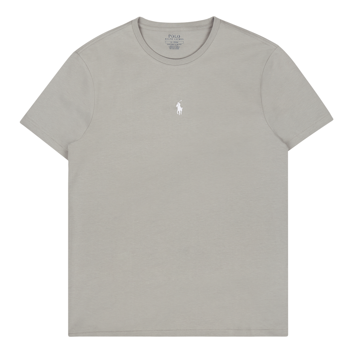 Polo Ralph Lauren Custom Slim Fit Jersey Neck T-  Fog