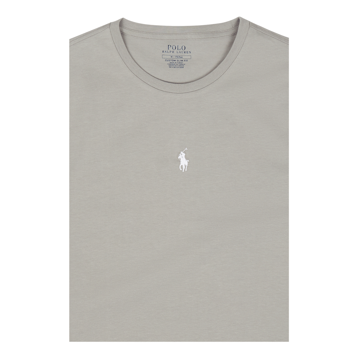 Polo Ralph Lauren Custom Slim Fit Jersey Neck T-  Fog
