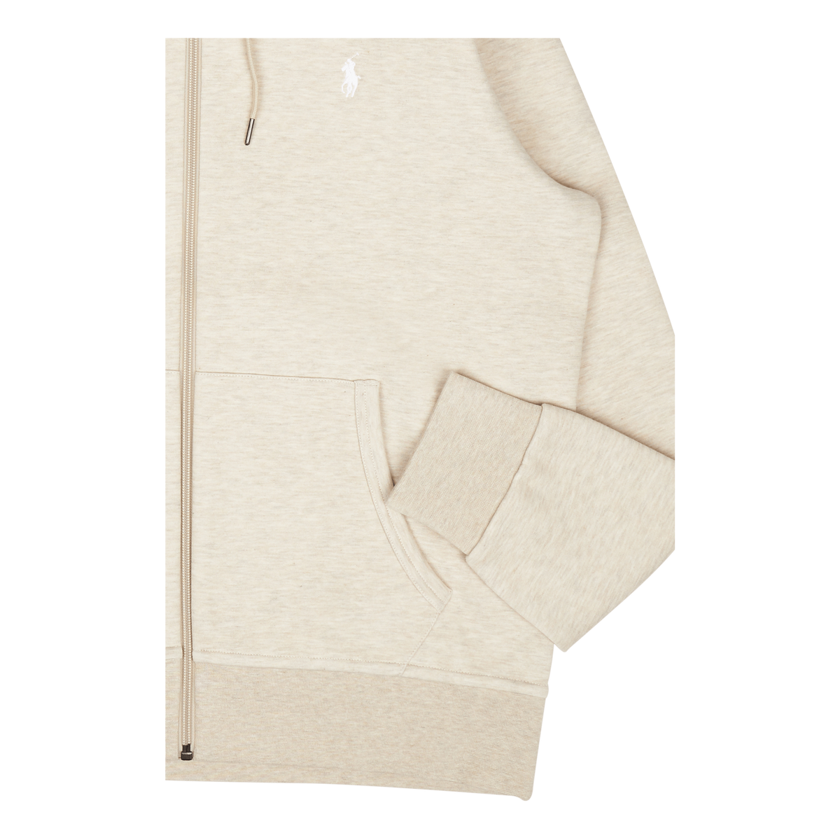Polo Ralph Lauren Double Knit Zip Hoodie Expedition Dune