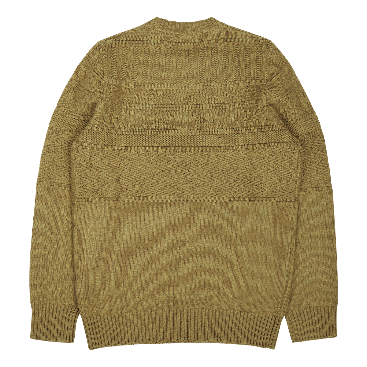 Lyle & Scott Guernsey Crew Neck W824 Seaweed