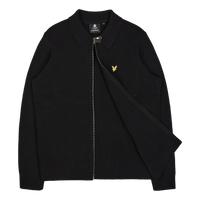 Lyle & Scott Milano Knit Zip Through Shirt Z865 Jet