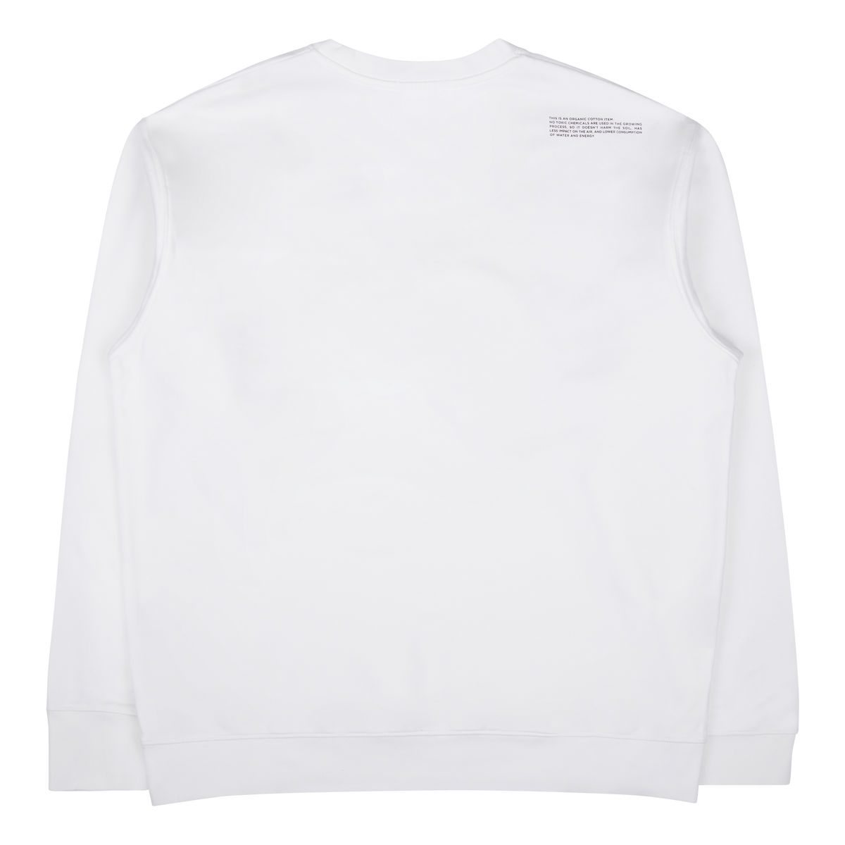 Replay Logo Crew Neck Sweatshirt 801 Chalk