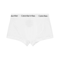 Cotton Stretch 3P Low Rise Trunk White