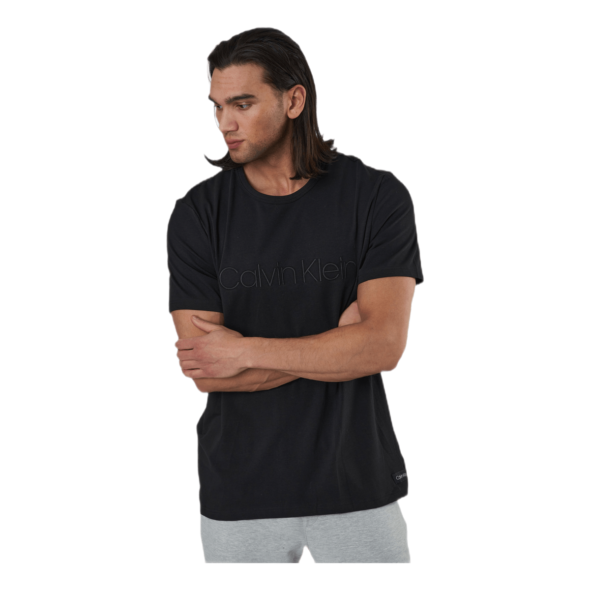 Eco Cotton S/S Crew Neck Black