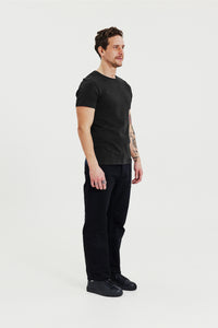 Crew-Neck Slim Black
