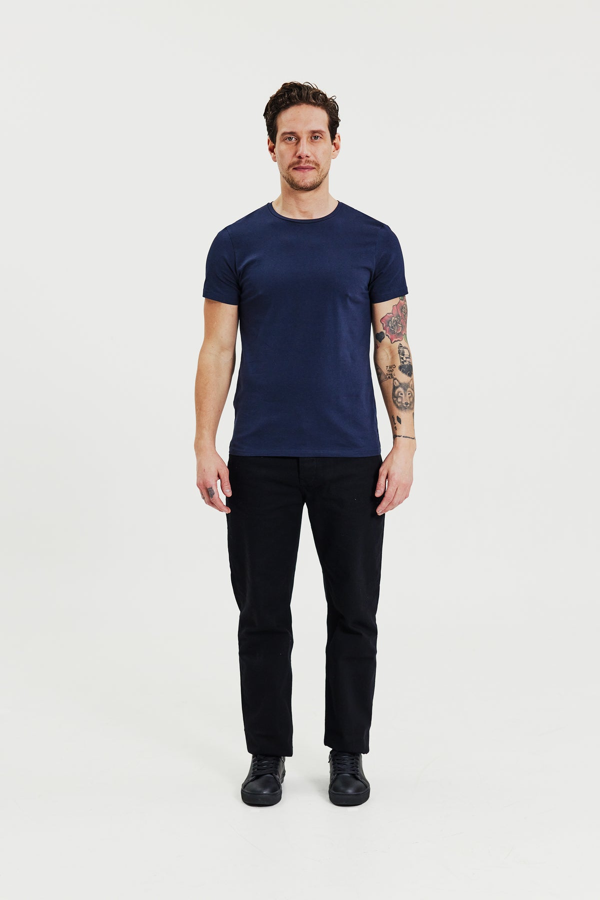 Crew-Neck 2-Pack Dark Navy