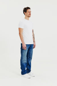 Crew-Neck Slim White