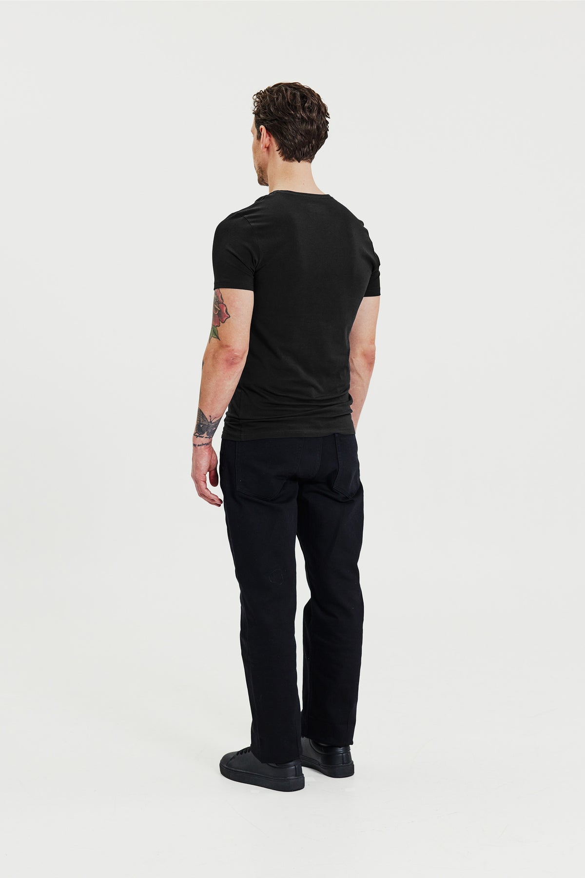 V-Neck 2-Pack Black