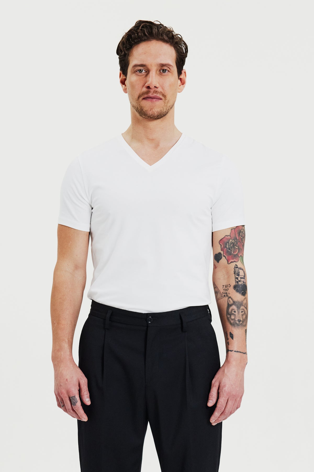 V-Neck 2-Pack White