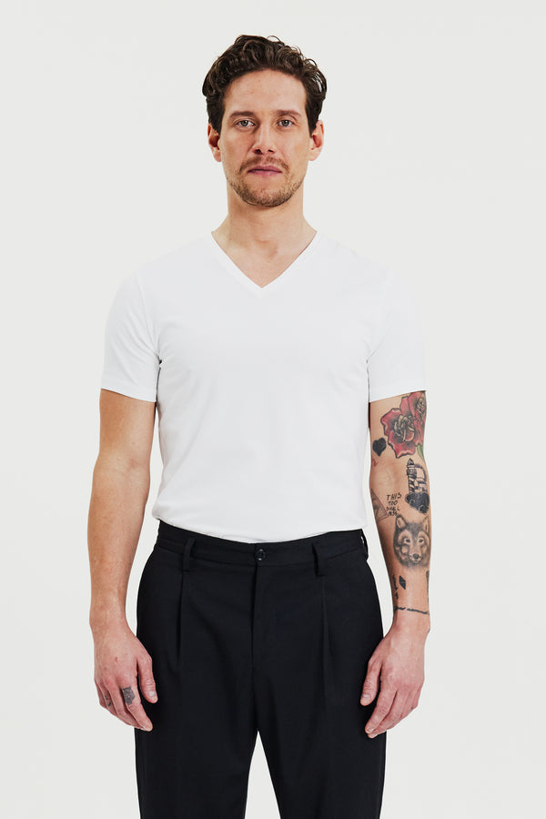 V-Neck 2-Pack White
