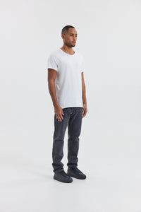 Crew-Neck relaxed White