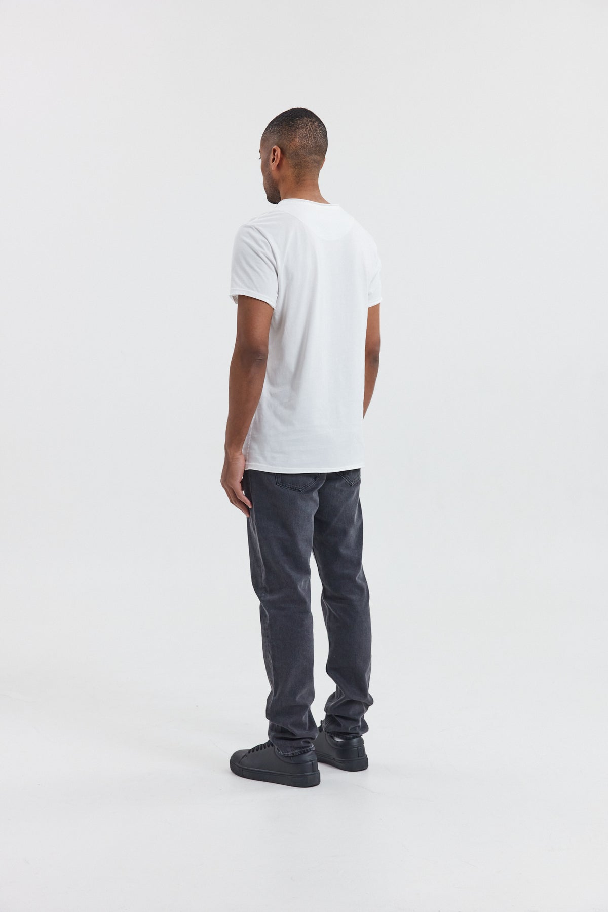 Crew-Neck relaxed White