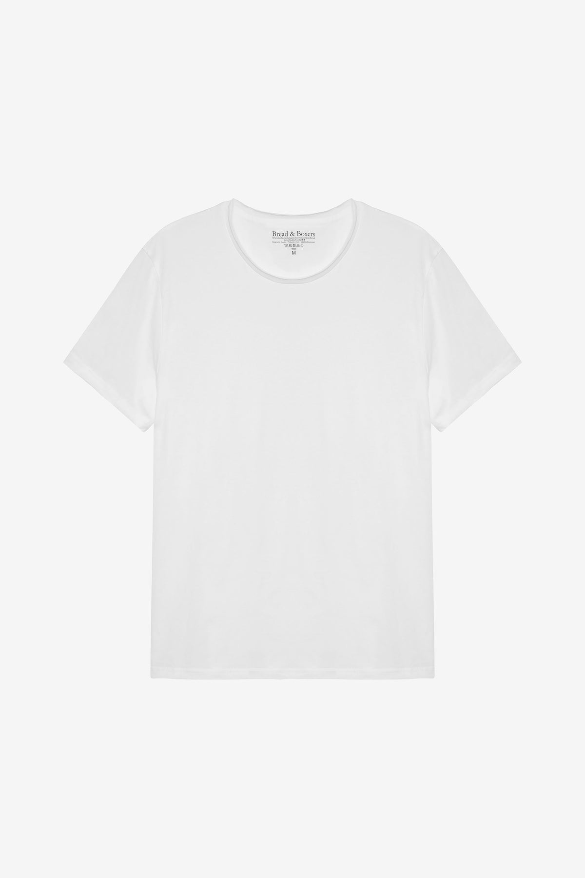 Crew-Neck relaxed White