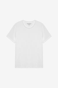 Crew-Neck relaxed White