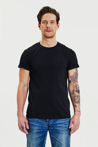 Roll-Up Tee Black