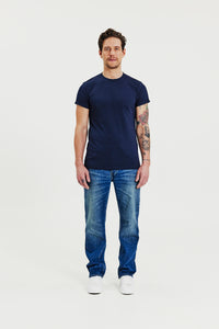Roll-Up Tee Dark Navy