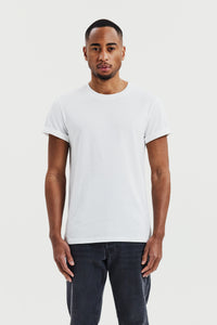 Roll-Up Tee White