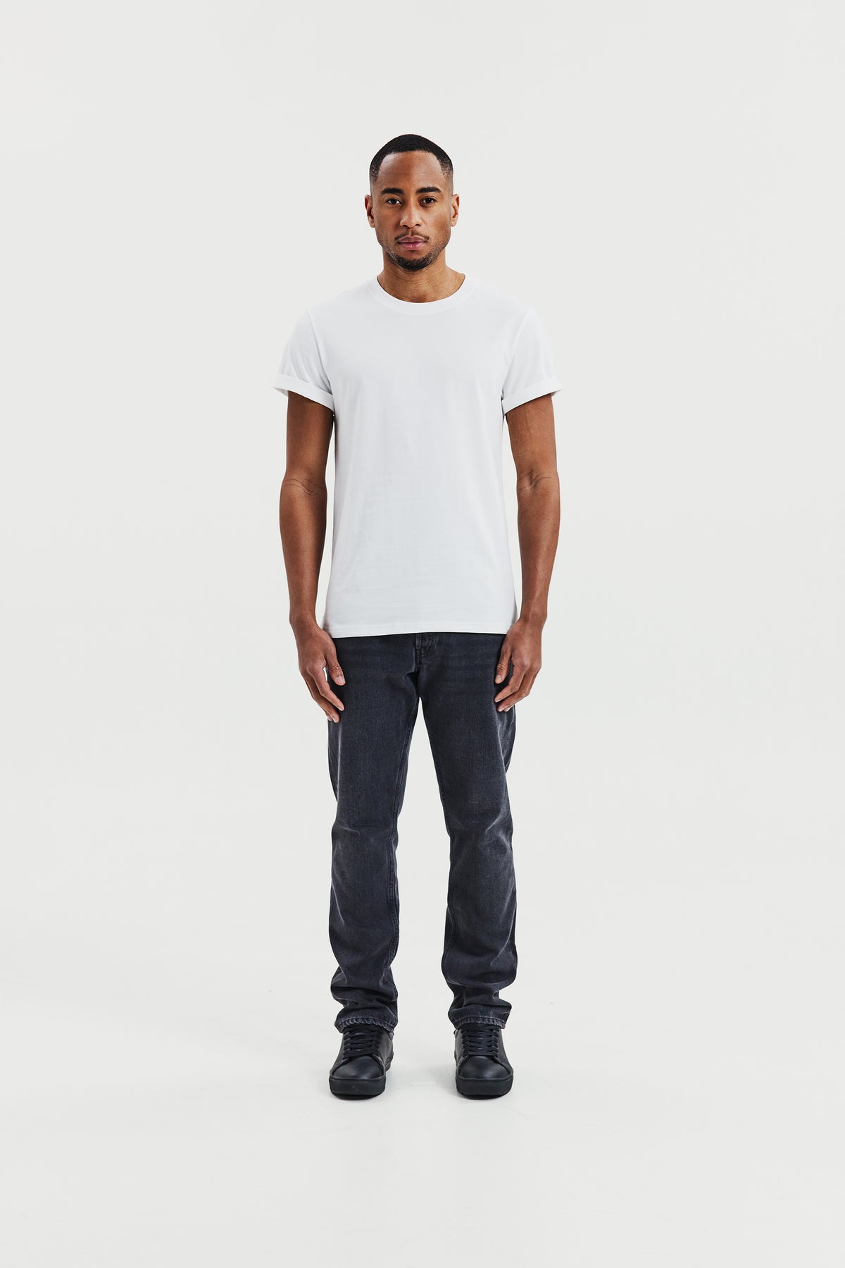 Roll-Up Tee White