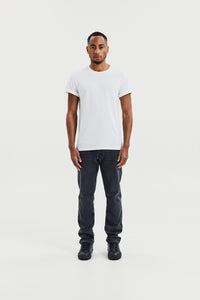 Roll-Up Tee White