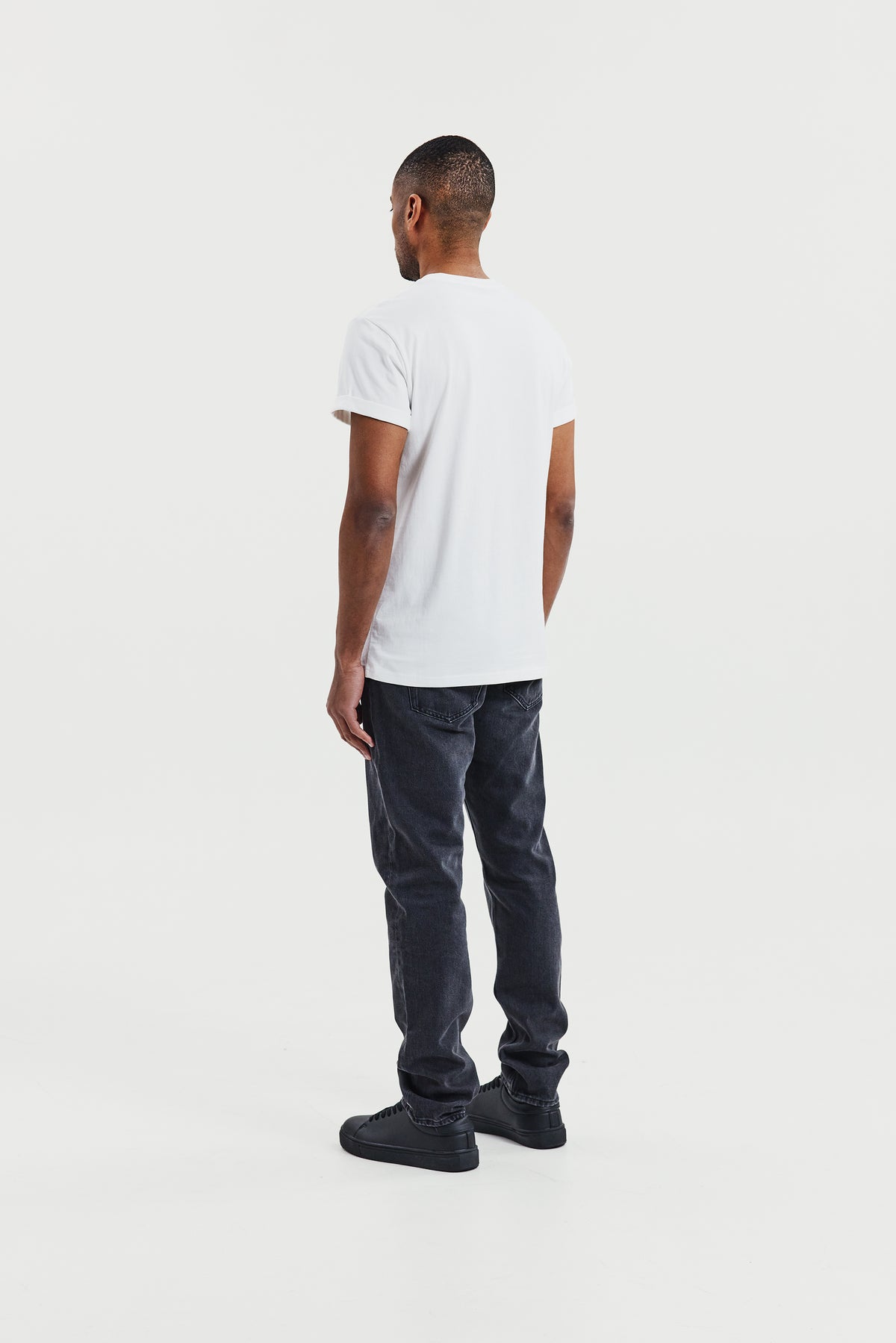 Roll-Up Tee White