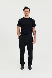 Crew-Neck Pima Black