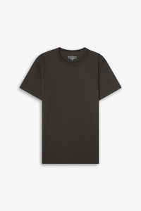 Crew-neck Pima Charcoal
