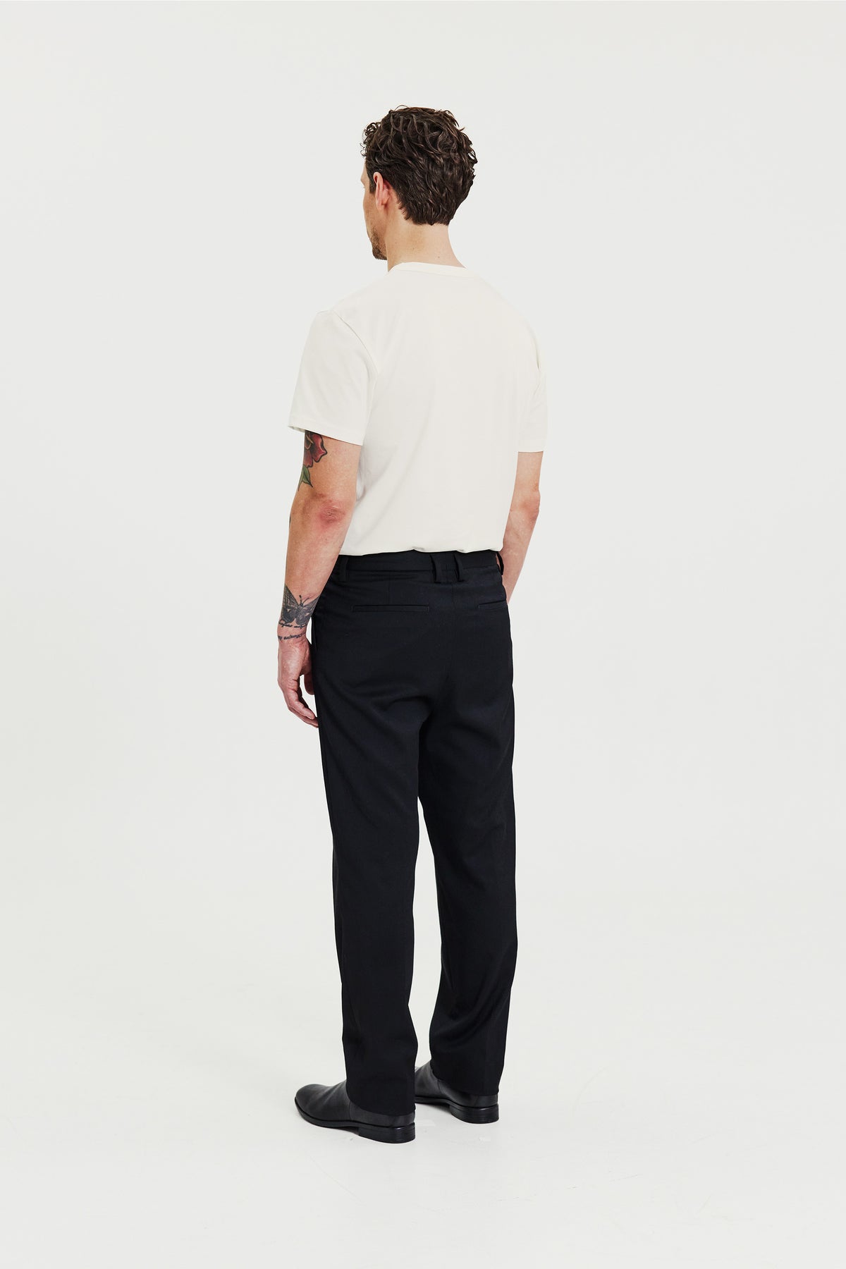 Crew-Neck Pima Ivory