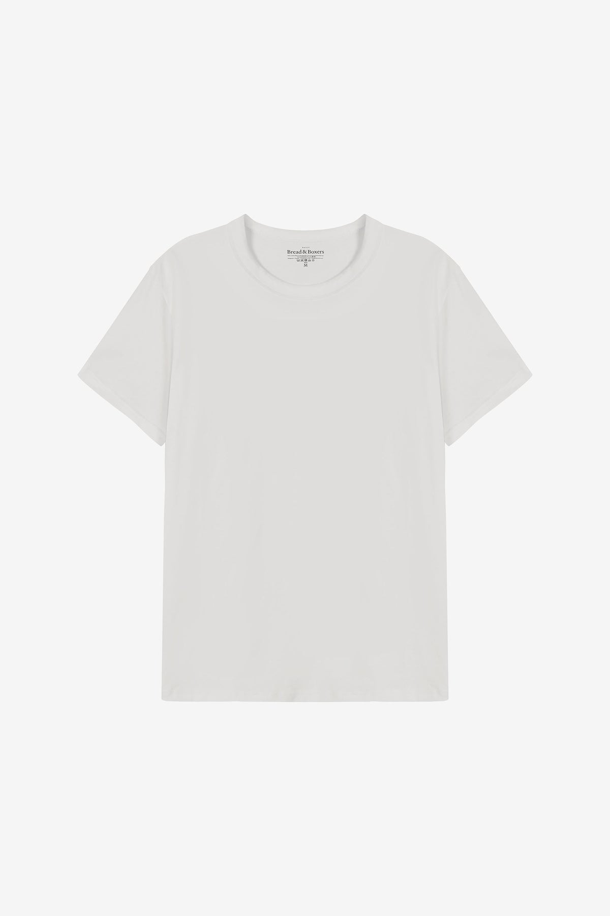 Crew-Neck Pima Ivory