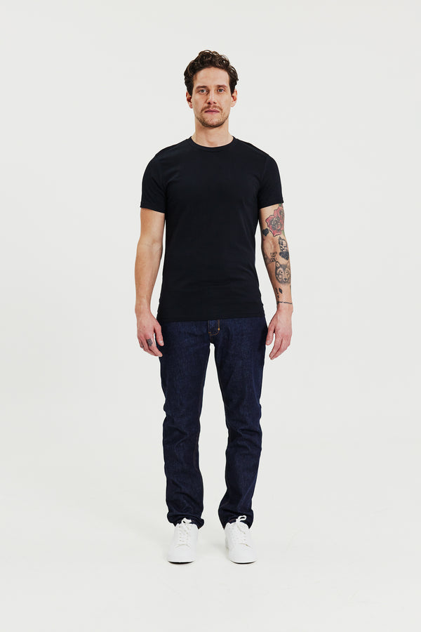 Crew-Neck Regular Black
