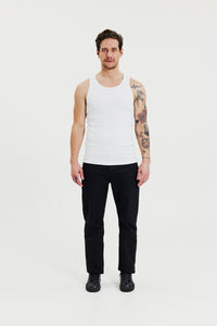Tank Ribbed 2-Pack White
