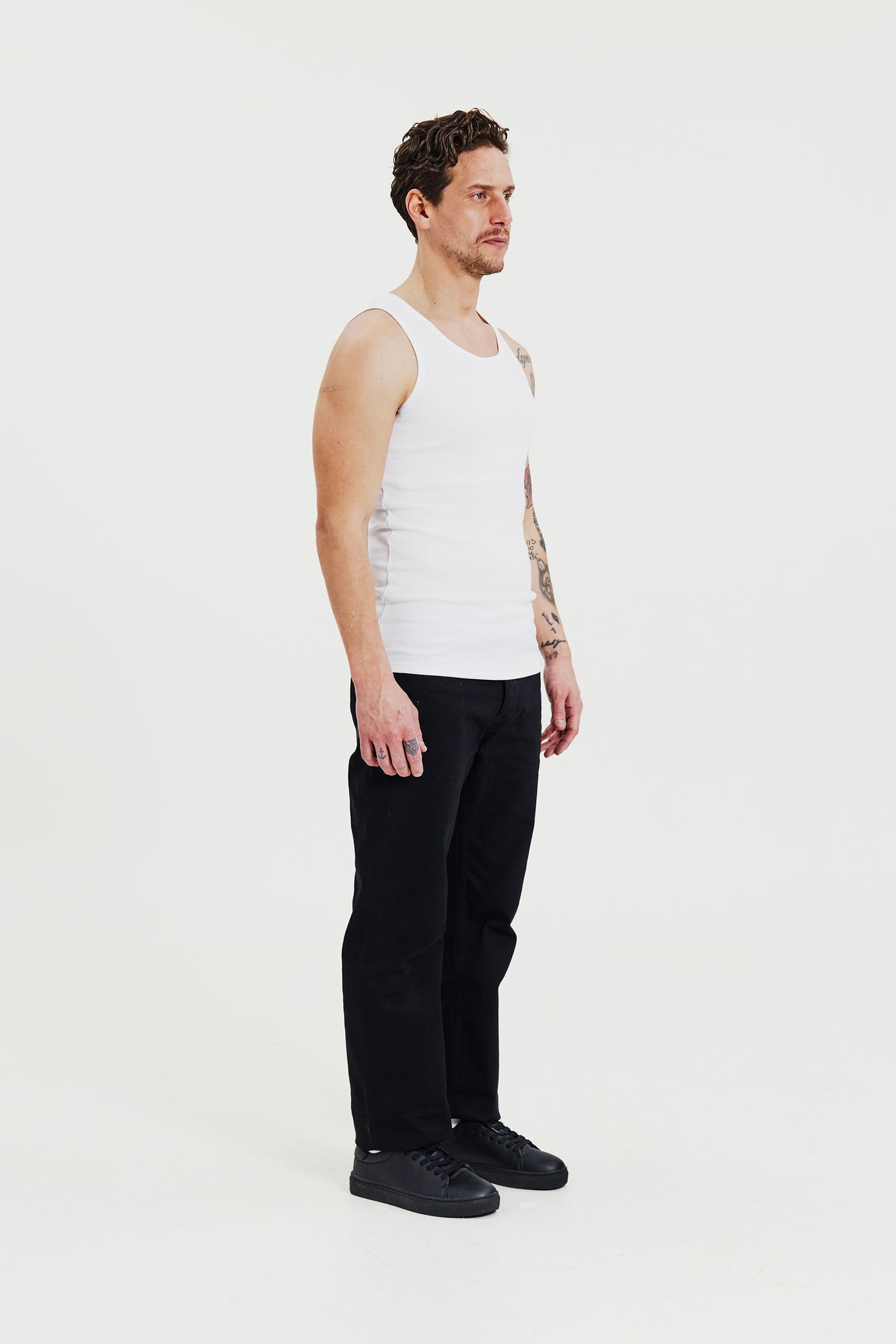 Tank Ribbed 2-Pack White