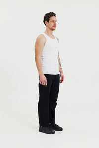 Tank Ribbed 2-Pack White