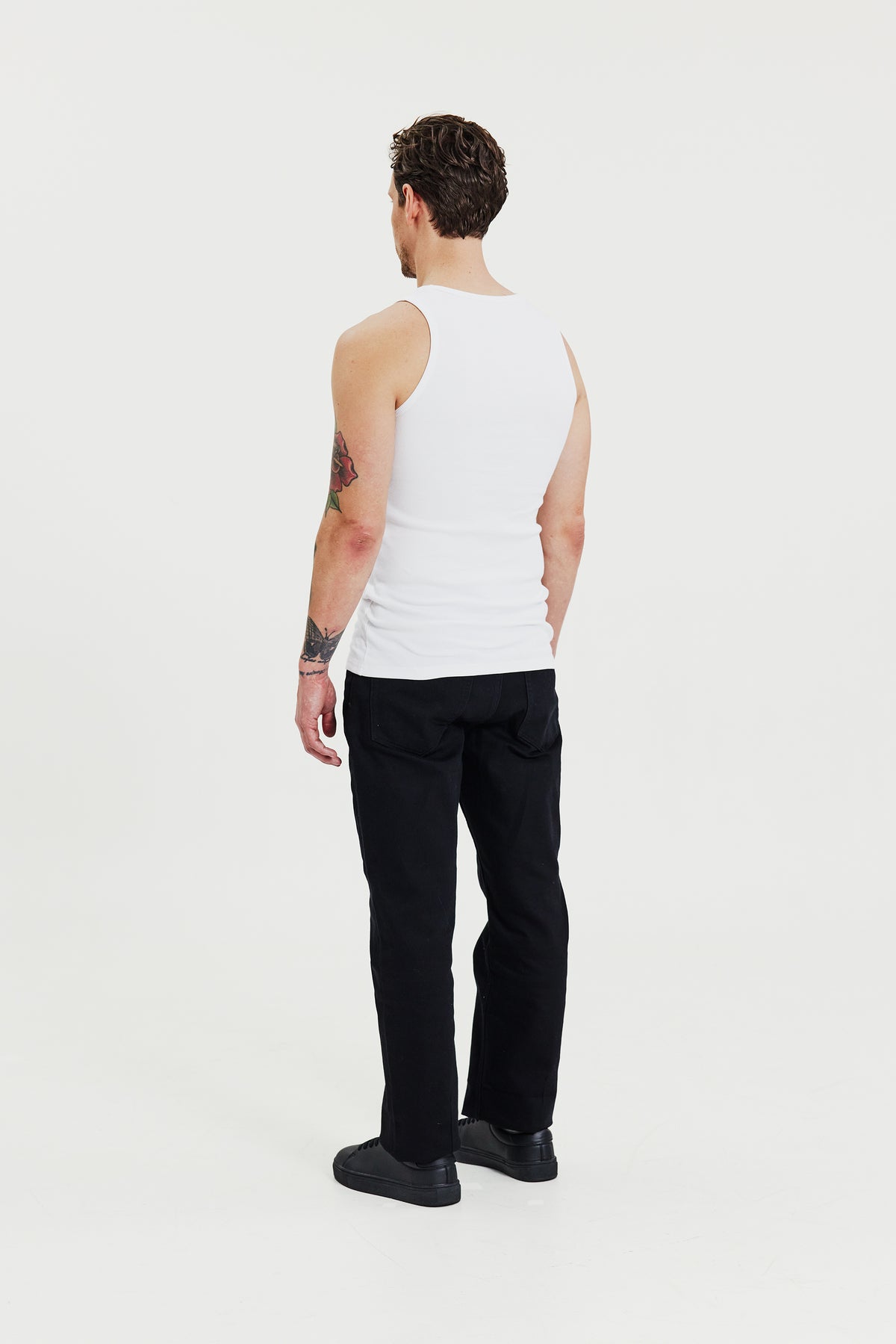 Tank Ribbed 2-Pack White