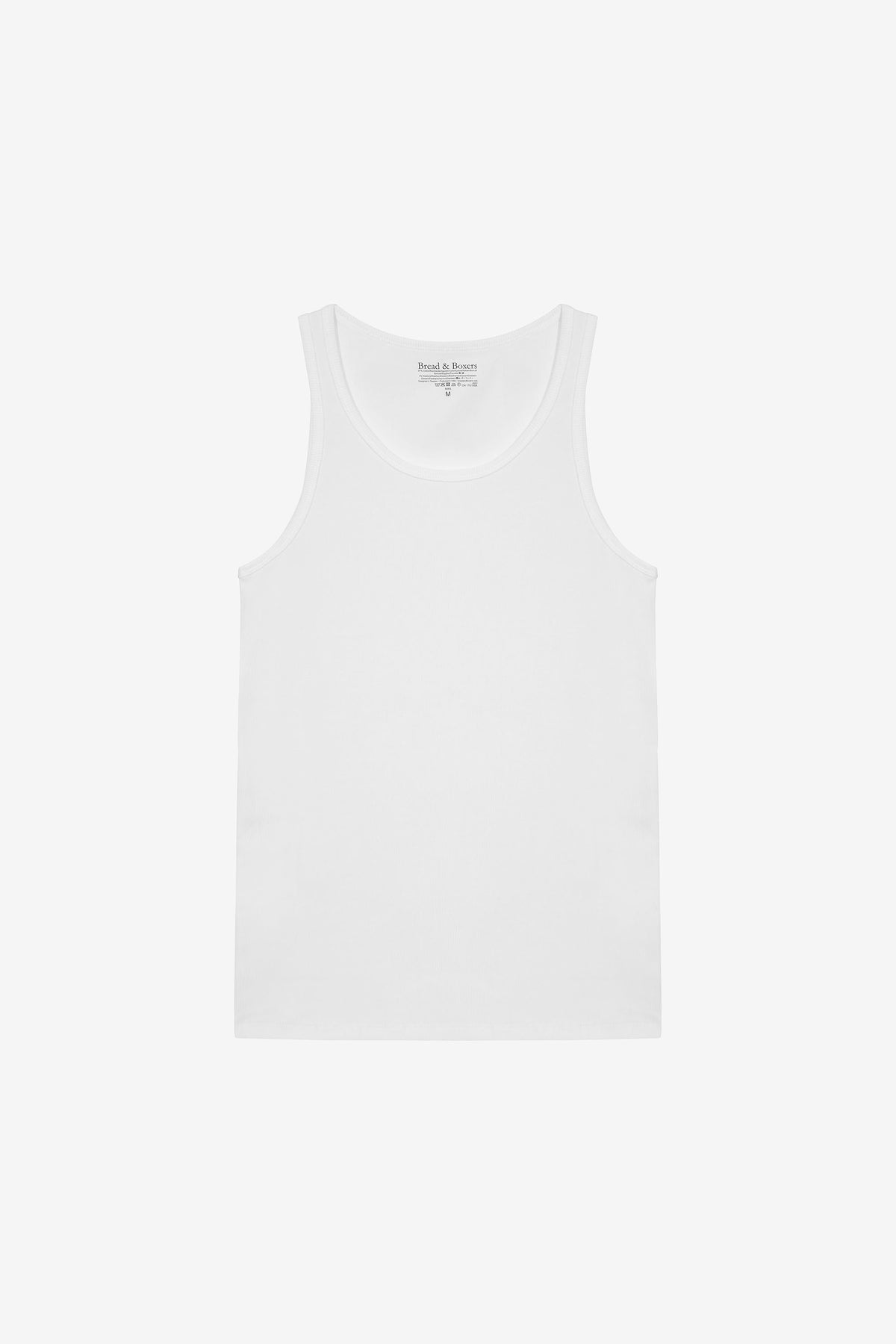 Tank Ribbed 2-Pack White