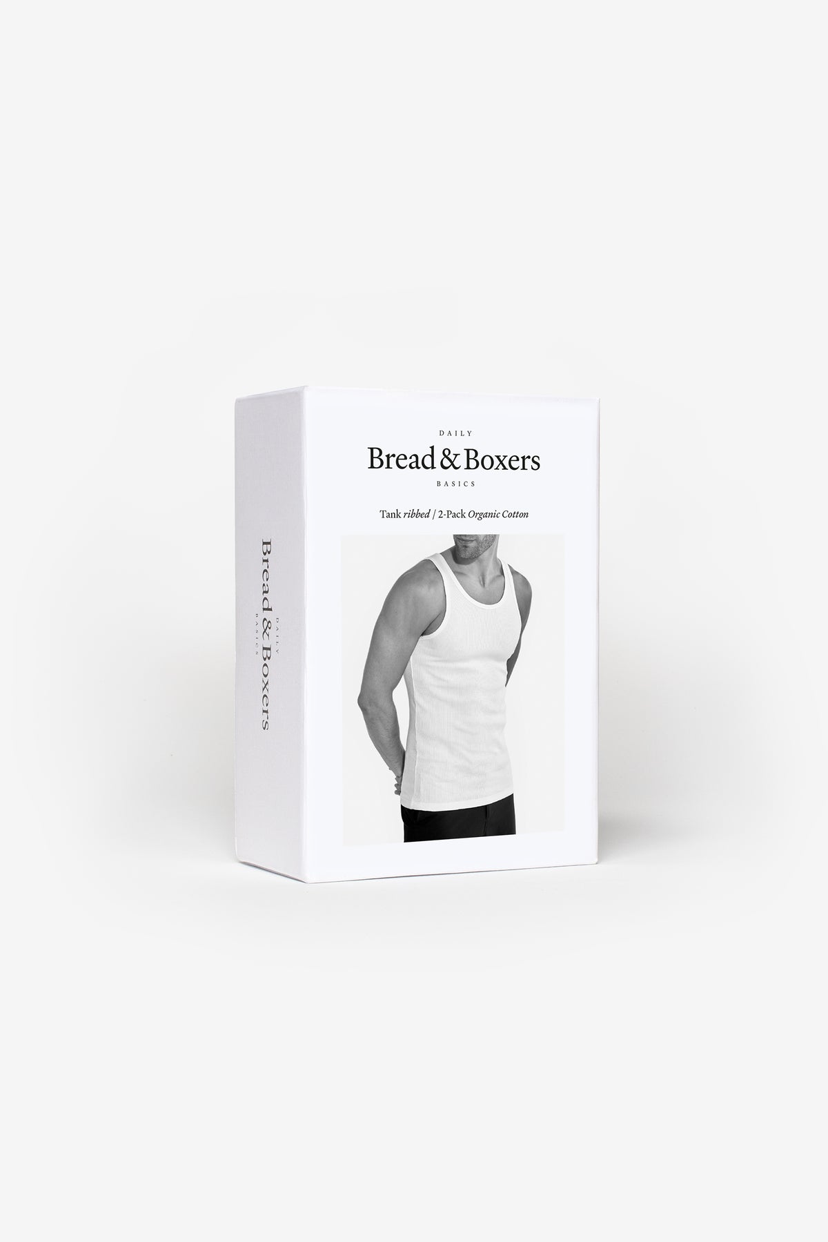 Tank Ribbed 2-Pack White