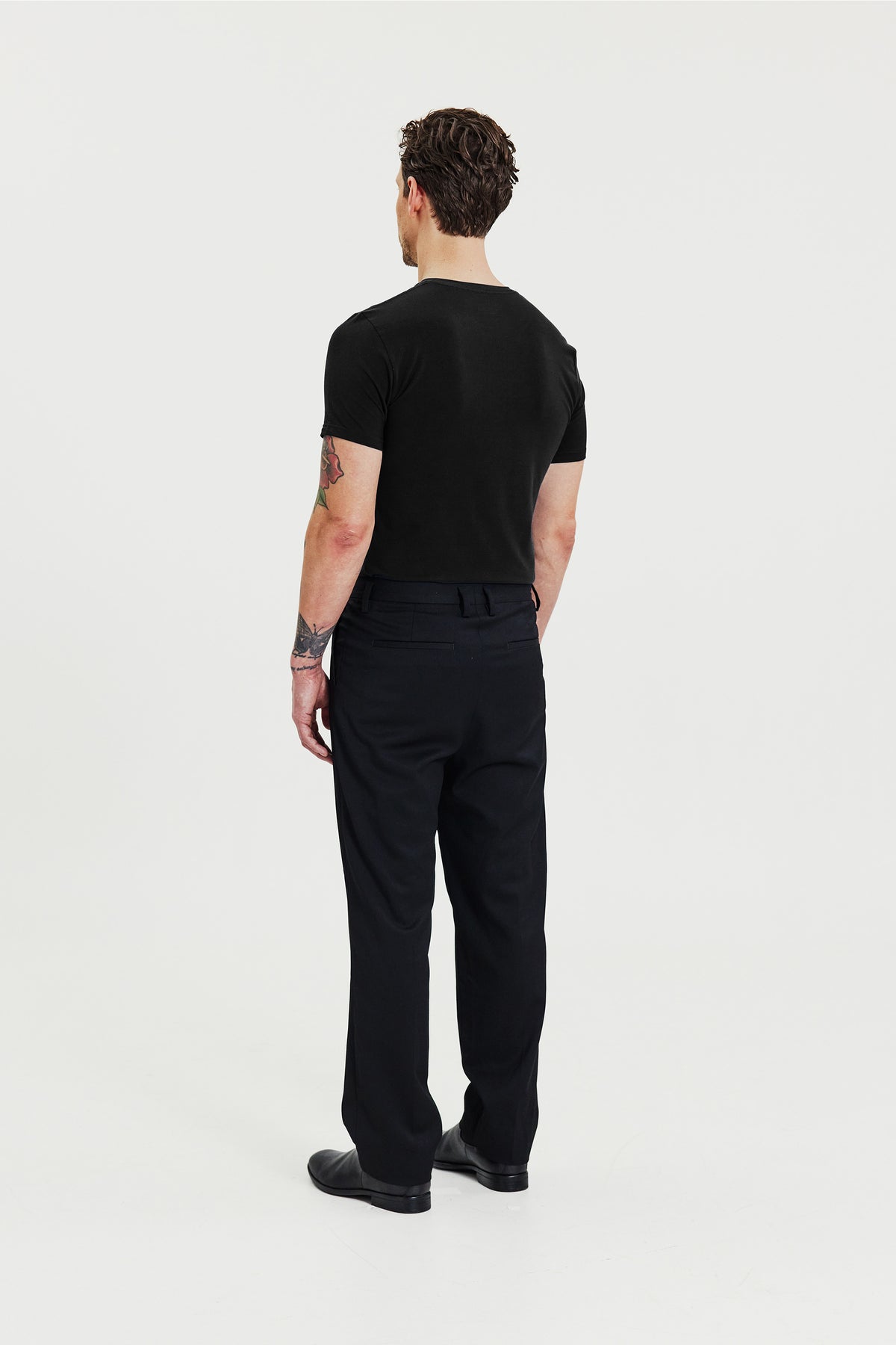 Crew-Neck Tencel Black