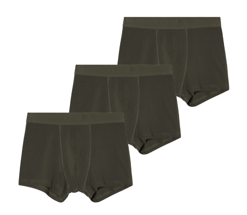 Boxer-Brief 3-Pack Army Green