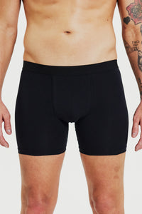 Boxer-Brief Extra Long 3-Pack Black