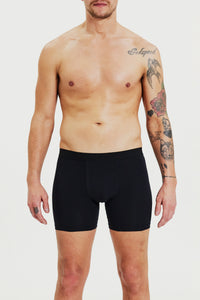 Boxer-Brief Extra Long 3-Pack Black