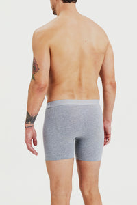 Boxer-Brief Extra Long 3-Pack Grey Melange
