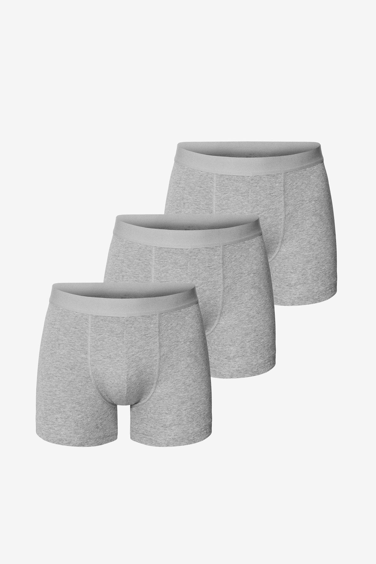 Boxer-Brief Extra Long 3-Pack Grey Melange