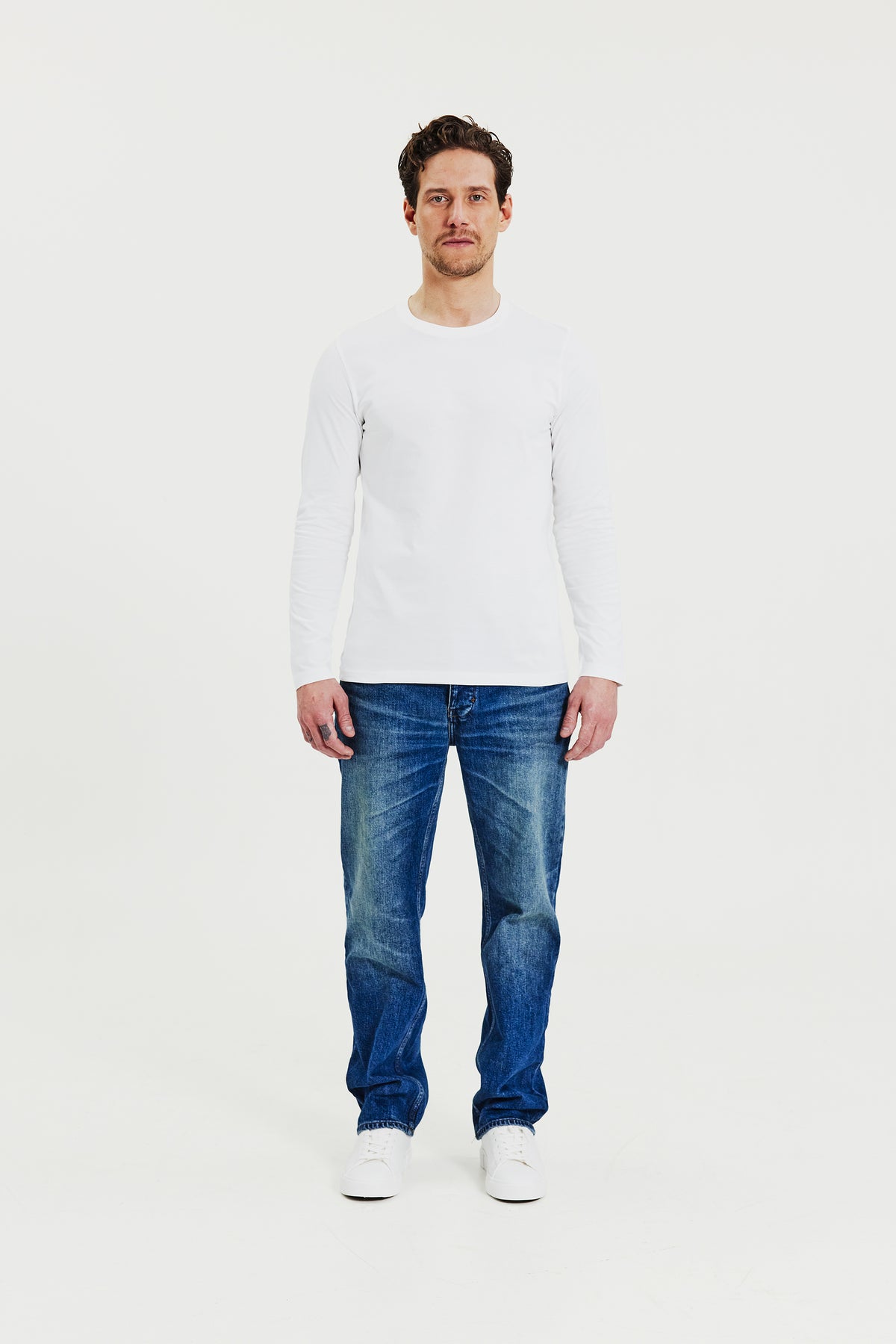 Long Sleeve Regular White