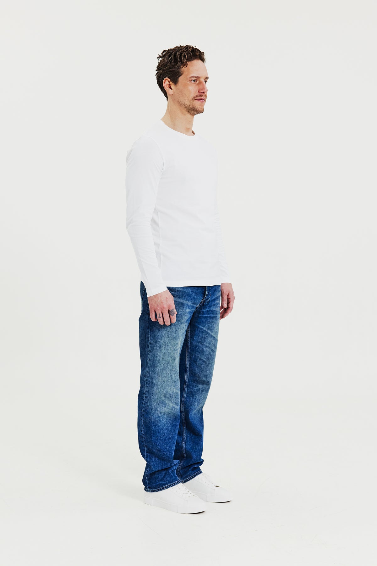Long Sleeve Regular White