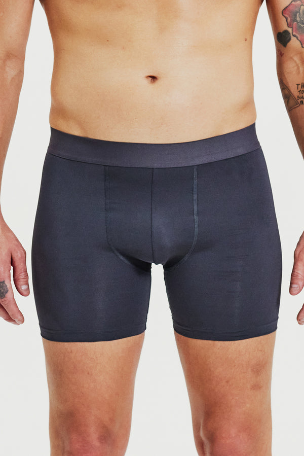 Boxer Brief Active 2-Pack Iron Grey